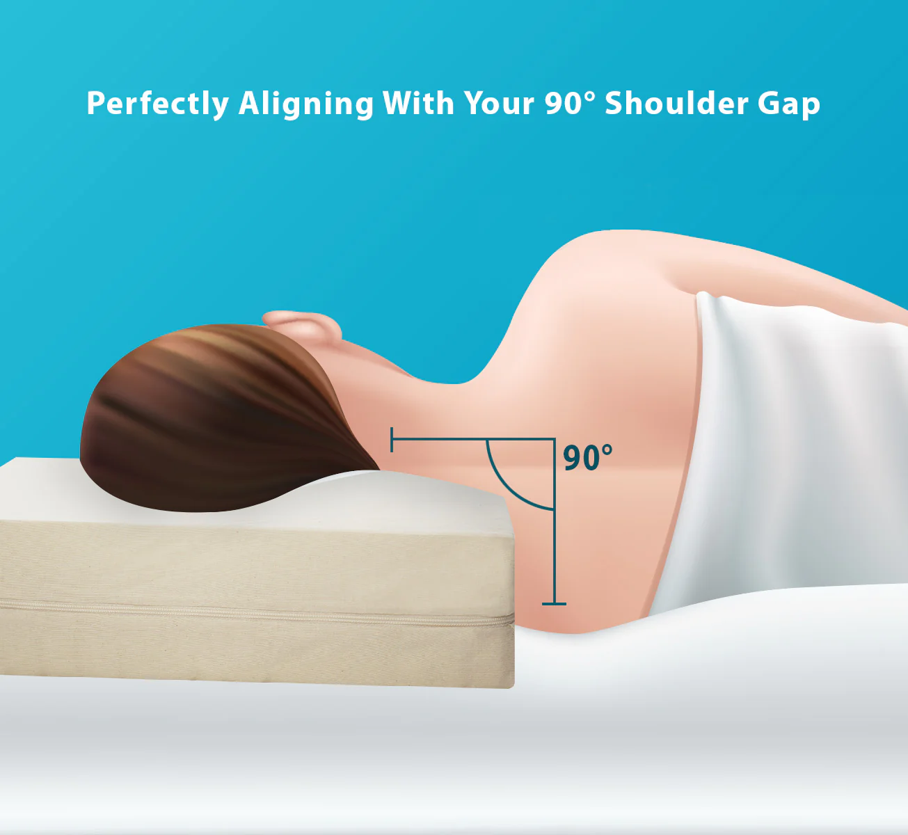 Cuboid Side Sleeper Pillow - Image 7