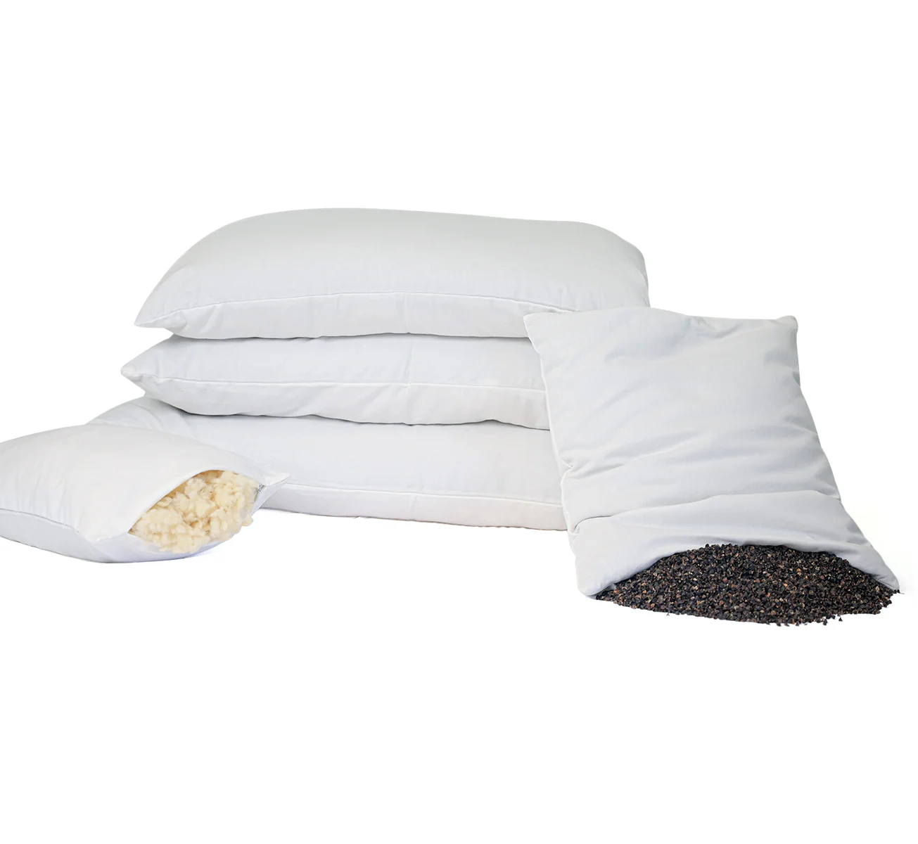 Hybrid Pillow : Natural Wool & Buckwheat - Image 15