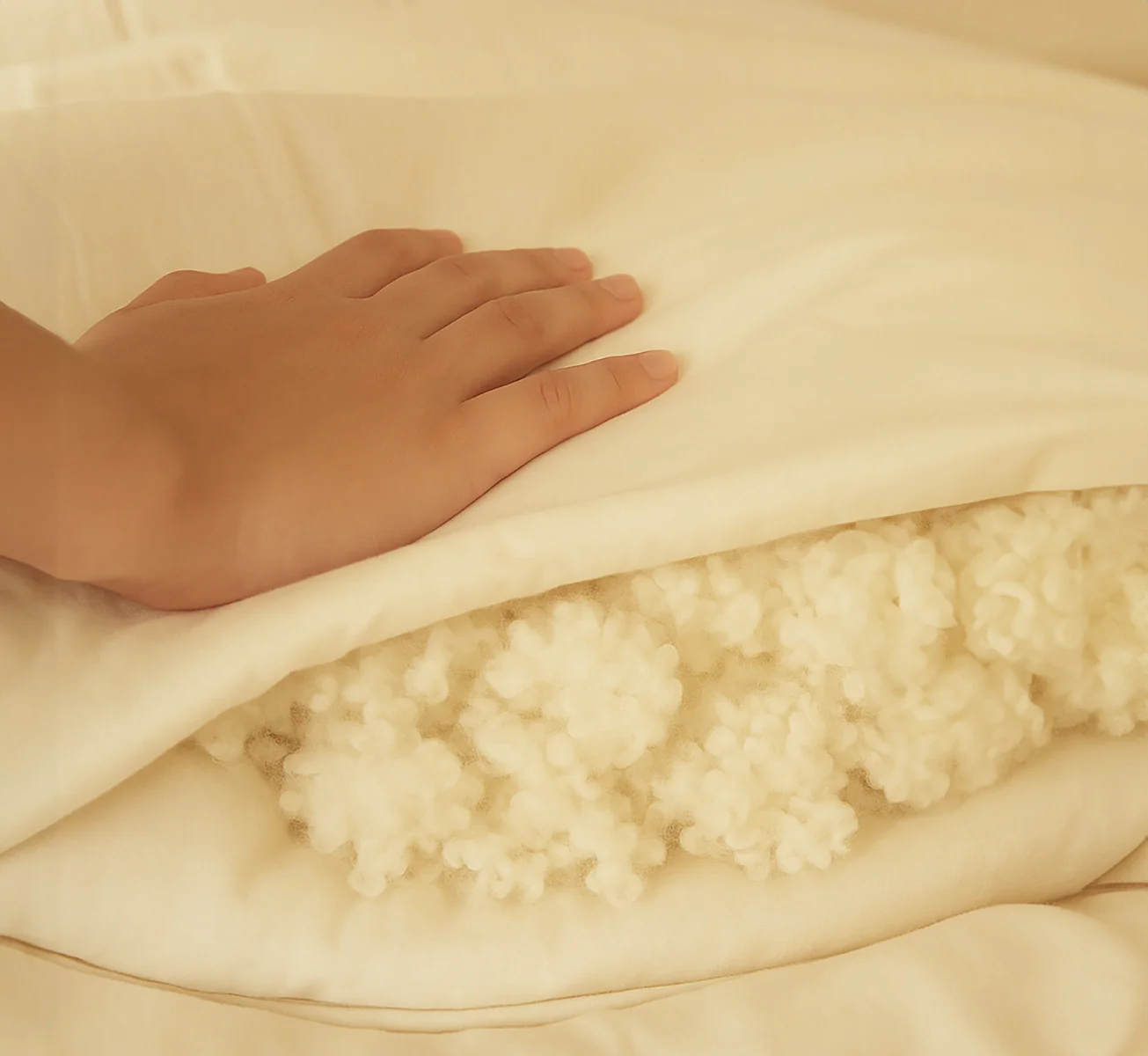 Hybrid Pillow : Natural Wool & Buckwheat - Image 6