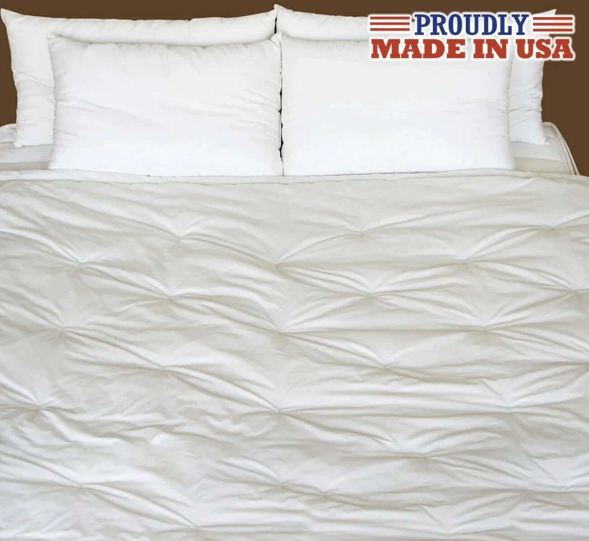 Made in USA Heavy Weight Natural Wool Comforter - Image 6
