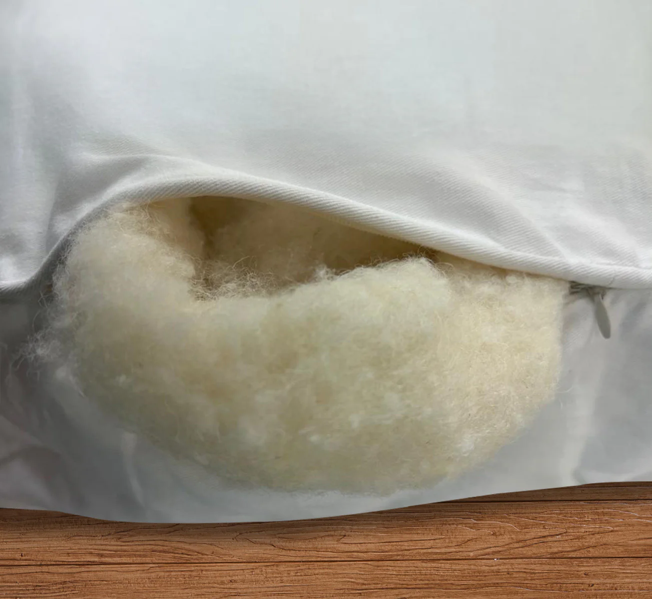 Neck Support Wool Contour Pillow - Image 6